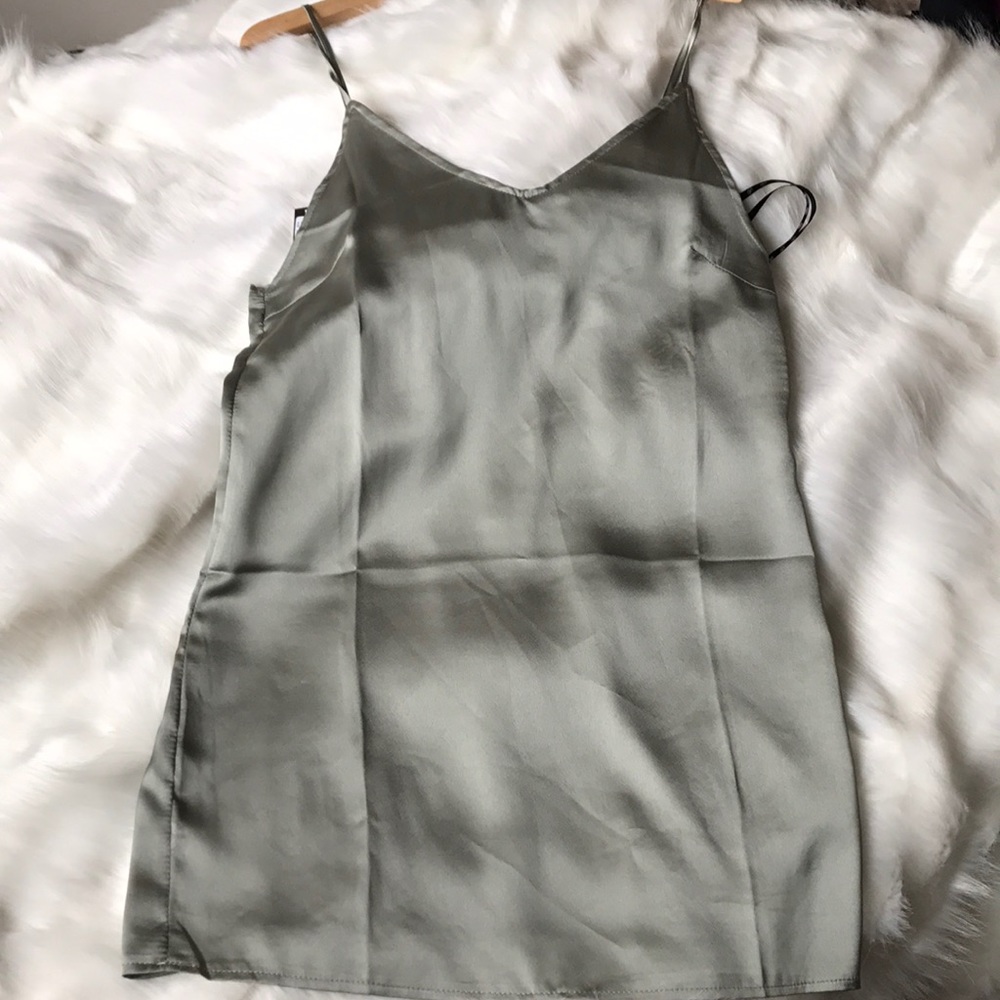 Carli Byble x Missguided Silky Green Dress